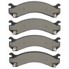 1400-0909-00 Ultimate-Duty Brake Pads Kit, 2001-2010 GM, Position: Rear - image 2