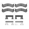 1400-0909-01 Ultimate-Duty Brake Pads & Hardware Kit, 2001-2010 GM, Position: Rear - image 1