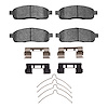 1400-1011-01 Ultimate-Duty Brake Pads & Hardware Kit, 2004-2009 Ford/Lincoln/Mercury/Mazda, Position: Front - image 1