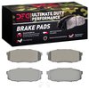 1400-1304-00 Ultimate-Duty Brake Pads Kit, Fits Select Lexus/Toyota/Scion, Position: Rear - image 4