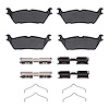 1400-2383-01 Ultimate-Duty Brake Pads & Hardware Kit, Fits Select Ford/Lincoln/Mercury/Mazda, Position: Rear - image 1