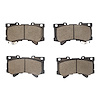1400-2442-00 Ultimate-Duty Brake Pads Kit, Fits Select Lexus/Toyota/Scion, Position: Front - image 1