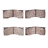 1551-0001-00 5000 Advanced Semi-Metallic Brake Pads, 1965-1969 Multiple Makes/Models, Position: Front - image 1