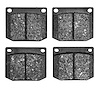 1551-0002-00 5000 Advanced Low-Metallic Brake Pads, 1960-1987 Multiple Makes/Models, Position: Front