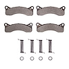 1551-0020-01 5000 Advanced Semi-Metallic Brake Pads & Hardware Kit, 1972-1976 Ford/Lincoln/Mercury/Mazda, Position: Front - image 1