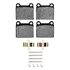 1551-0031-01 5000 Advanced Low-Metallic Brake Pads & Hardware Kit, 1969-1983 Porsche, Position: Rear - image 1