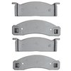 1551-0034-00 5000 Advanced Semi-Metallic Brake Pads, 1968-1973 Ford/Lincoln/Mercury/Mazda, Position: Front - image 2