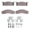 1551-0034-01 5000 Advanced Semi-Metallic Brake Pads & Hardware Kit, 1968-1973 Ford/Lincoln/Mercury/Mazda, Position: Front - image 1