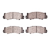 1551-0036-00 5000 Advanced Semi-Metallic Brake Pads, 1971-1973 Ford/Lincoln/Mercury/Mazda, Position: Front - image 1
