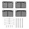 1551-0043-01 5000 Advanced Low-Metallic Brake Pads & Hardware Kit, 1976-1993 Volvo, Position: Front - image 1