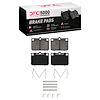 1551-0101-03 5000 Advanced Semi-Metallic Brake Pads & Hardware Kit, 1972-1978 Ford/Lincoln/Mercury/Mazda, Position: Front - image 1