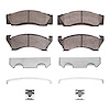 1551-0102-01 5000 Advanced Semi-Metallic Brake Pads & Hardware Kit, 1978-1978 Ford/Lincoln/Mercury/Mazda, Position: Front - image 1