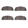 1551-0132-10 5000 Advanced Semi-Metallic Brake Pads, 1977-1983 Ford/Lincoln/Mercury/Mazda, Position: Front - image 1