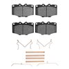 1551-0137-02 5000 Advanced Ceramic Brake Pads & Hardware Kit, 1979-1985 Lexus/Toyota/Scion, Position: Front - image 2