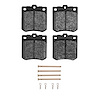 1551-0143-01 5000 Advanced Semi-Metallic Brake Pads & Hardware Kit, 1969-1984 Multiple Makes/Models, Position: Front - image 1