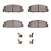 1551-0144-01 5000 Advanced Semi-Metallic Brake Pads & Hardware Kit, 1984-1989 Mopar, Position: Rear - image 1
