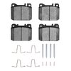 1551-0145-12 5000 Advanced Low-Metallic Brake Pads & Hardware Kit, 1979-1985 Mercedes-Benz, Position: Front - image 2