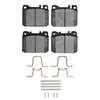1551-0145-14 5000 Advanced Low-Metallic Brake Pads & Hardware Kit, 1979-1985 Mercedes-Benz, Position: Front - image 2