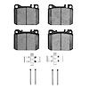 1551-0145-15 5000 Advanced Low-Metallic Brake Pads & Hardware Kit, 1985-1991 Mercedes-Benz, Position: Front - image 1