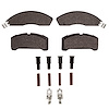 1551-0152-01 5000 Advanced Semi-Metallic Brake Pads & Hardware Kit, 1978-1978 Ford/Lincoln/Mercury/Mazda, Position: Front - image 1
