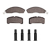 1551-0152-03 5000 Advanced Semi-Metallic Brake Pads & Hardware Kit, 1982-1982 Ford/Lincoln/Mercury/Mazda, Position: Front - image 1