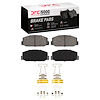 1551-0178-01 5000 Advanced Semi-Metallic Brake Pads & Hardware Kit, 1970-1979 Lexus/Toyota/Scion, Position: Front - image 1