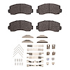 1551-0195-03 5000 Advanced Semi-Metallic Brake Pads & Hardware Kit, 1976-1983 Multiple Makes/Models, Position: Front - image 1