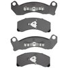 1551-0200-00 5000 Advanced Semi-Metallic Brake Pads, 1981-1994 Ford/Lincoln/Mercury/Mazda, Position: Front - image 2