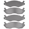 1551-0203-00 5000 Advanced Semi-Metallic Brake Pads, 1982-1992 Multiple Makes/Models, Position: Front - image 2