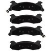 1551-0204-00 5000 Advanced Semi-Metallic Brake Pads, 1982-1990 Ford/Lincoln/Mercury/Mazda, Position: Rear - image 2