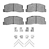 1551-0223-01 5000 Advanced Ceramic Brake Pads & Hardware Kit, 1982-1983 Acura/Honda, Position: Front - image 1