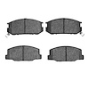 1551-0245-00 5000 Advanced Ceramic Brake Pads, 1982-1988 Multiple Makes/Models, Position: Front