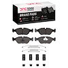 1551-0253-01 5000 Advanced Low-Metallic Brake Pads & Hardware Kit, 1982-1991 Multiple Makes/Models, Position: Front