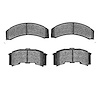 1551-0261-09 5000 Advanced Semi-Metallic Brake Pads & Hardware Kit, 1984-1987 GM, Position: Front - image 1