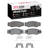 1551-0266-01 5000 Advanced Ceramic Brake Pads & Hardware Kit, 1987-1988 Infiniti/Nissan, Position: Front - image 1