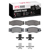 1551-0266-02 5000 Advanced Ceramic Brake Pads & Hardware Kit, 1987-1988 Infiniti/Nissan, Position: Front - image 1