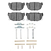 1551-0272-02 5000 Advanced Ceramic Brake Pads & Hardware Kit, 1981-1998 Infiniti/Nissan, Position: Rear - image 1