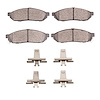 1551-0281-01 5000 Advanced Semi-Metallic Brake Pads & Hardware Kit, 1980-1983 Acura/Honda, Position: Front - image 1