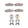 1551-0281-02 5000 Advanced Low-Metallic Brake Pads & Hardware Kit, 1980-1983 Acura/Honda, Position: Front - image 1