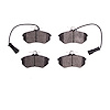 1551-0290-00 5000 Advanced Semi-Metallic Brake Pads, 1983-1991 Audi/Volkswagen, Position: Front - image 1