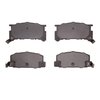 1551-0291-00 5000 Advanced Semi-Metallic Brake Pads, 1980-1989 Subaru, Position: Front - image 2