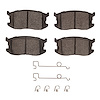 1551-0297-02 5000 Advanced Semi-Metallic Brake Pads & Hardware Kit, 1981-1985 Ford/Lincoln/Mercury/Mazda, Position: Front - image 1