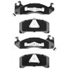 1551-0310-00 5000 Advanced Semi-Metallic Brake Pads, 1982-1993 Ford/Lincoln/Mercury/Mazda, Position: Front - image 2