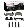 1551-0310-02 5000 Advanced Semi-Metallic Brake Pads & Hardware Kit, 1982-1993 Ford/Lincoln/Mercury/Mazda, Position: Front - image 1
