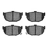 1551-0323-00 5000 Advanced Ceramic Brake Pads, 1984-2010 Multiple Makes/Models, Position: Rear - image 1