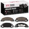 1551-0326-00 5000 Advanced Semi-Metallic Brake Pads, 1986-1987 Ford/Lincoln/Mercury/Mazda, Position: Front - image 1