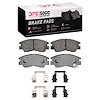 1551-0349-01 5000 Advanced Ceramic Brake Pads & Hardware Kit, 1986-2008 Multiple Makes/Models, Position: Front