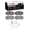 1551-0349-02 5000 Advanced Ceramic Brake Pads & Hardware Kit, 1986-2008 Multiple Makes/Models, Position: Front - image 1