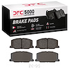 1551-0356-00 5000 Advanced Ceramic Brake Pads, 1987-1993 Lexus/Toyota/Scion, Position: Front - image 1