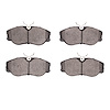 1551-0358-09 5000 Advanced Semi-Metallic Brake Pads & Hardware Kit, 1987-1989 Infiniti/Nissan, Position: Front - image 1